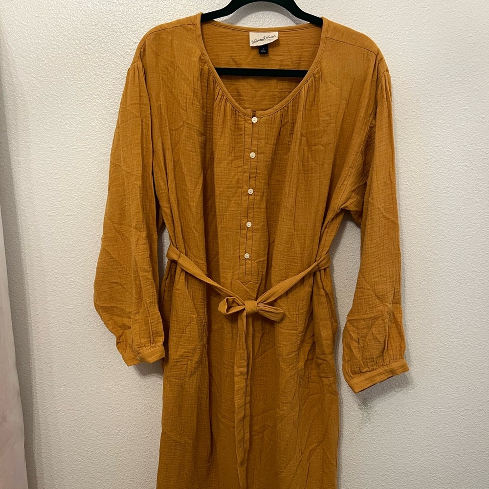 Linen long dress